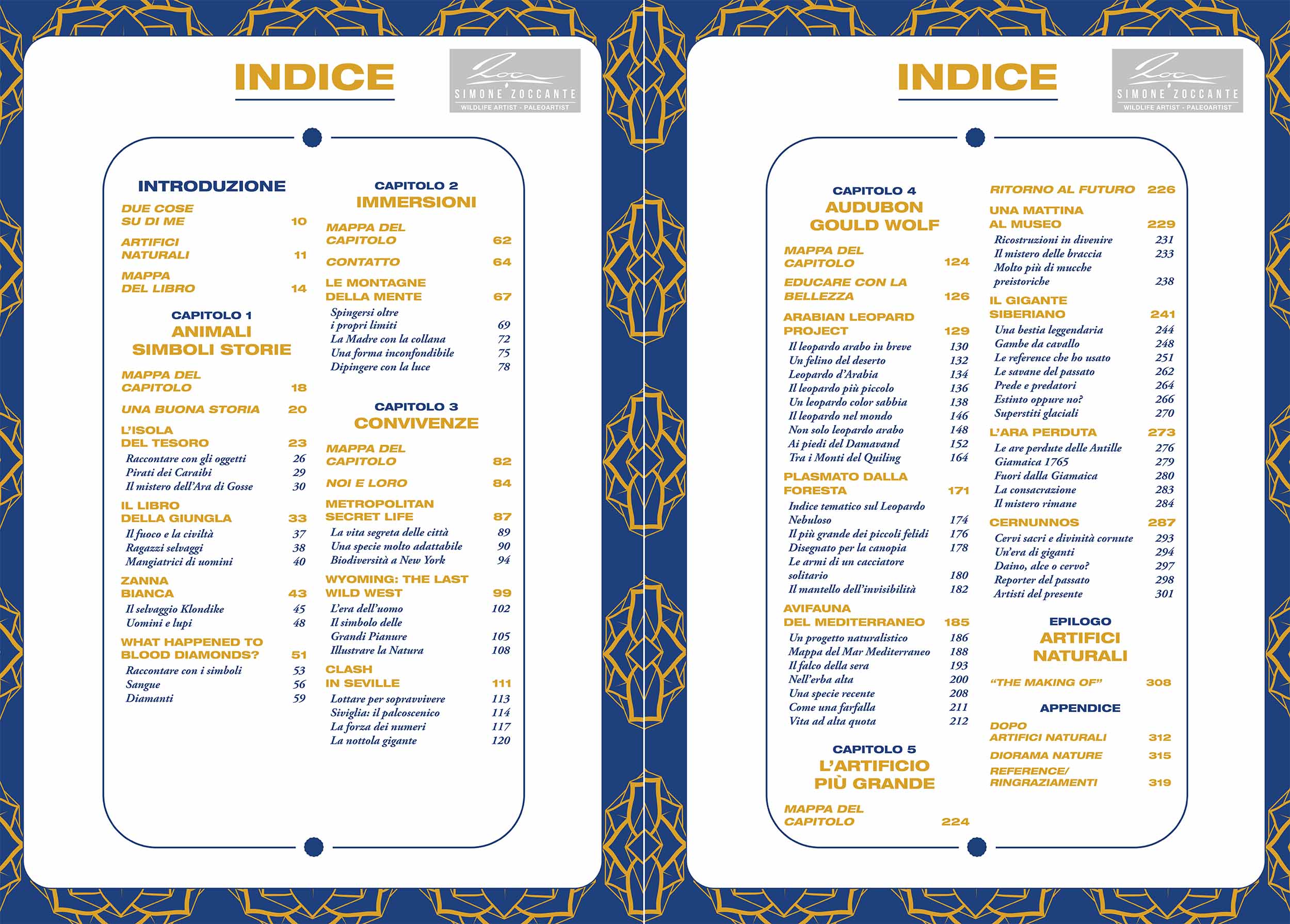 Indice - Simone Zoccante - Artifici Naturali 8-9