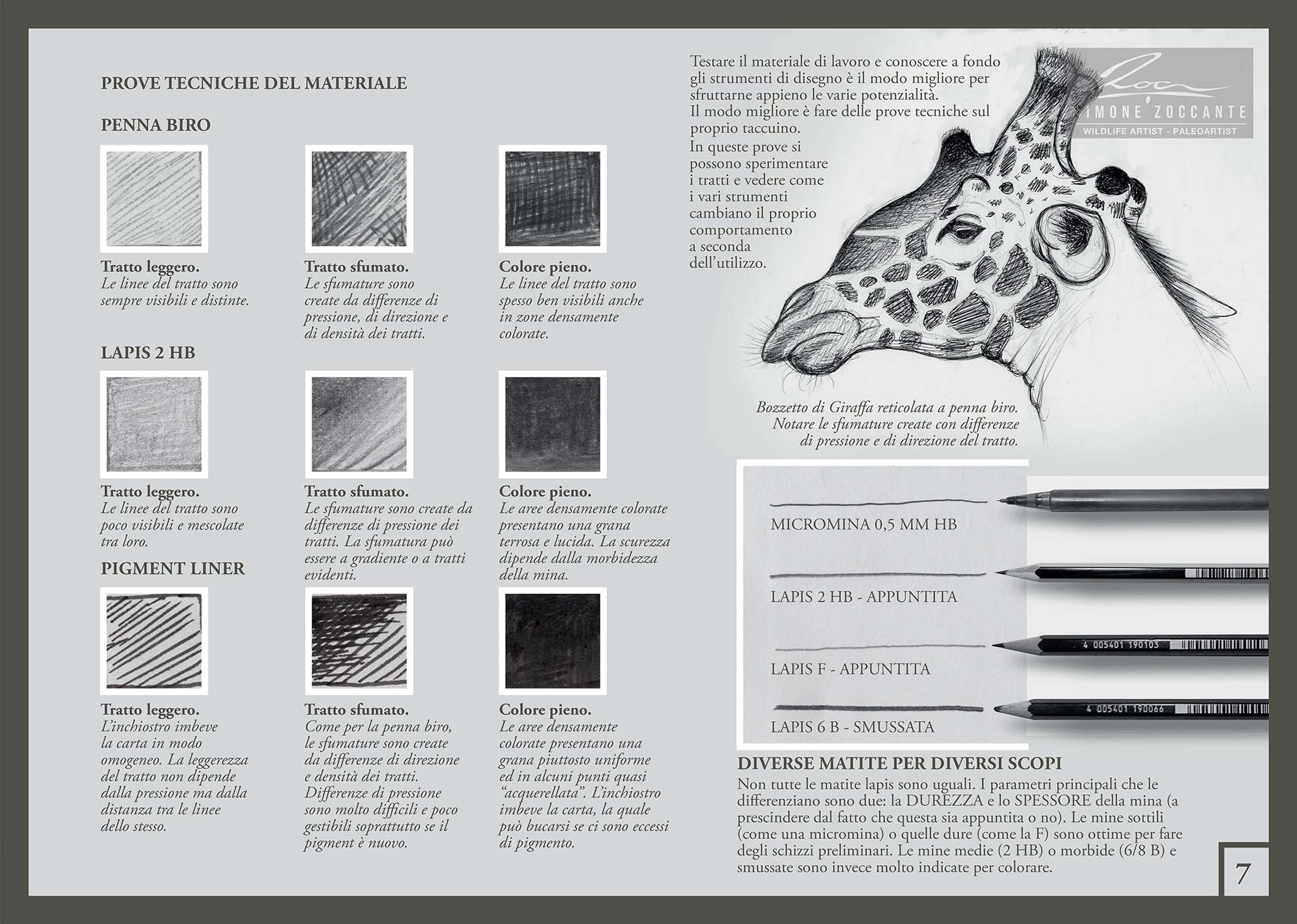 Prove Materiali - Manuale Disegno Naturalistico 7