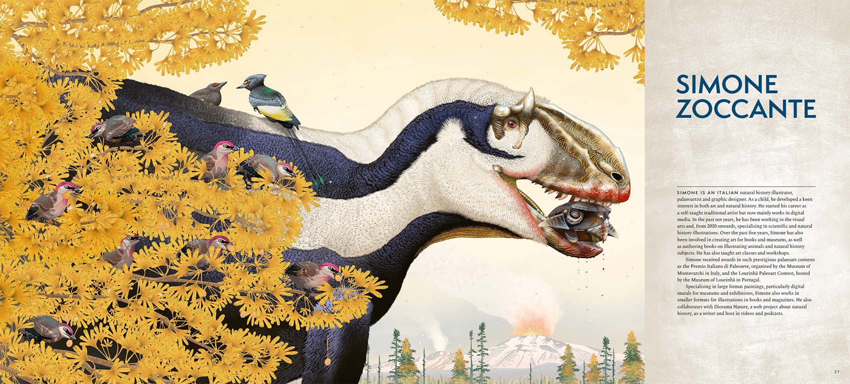 Simone Zoccante - Yutyrannus - Mesozoic Art II